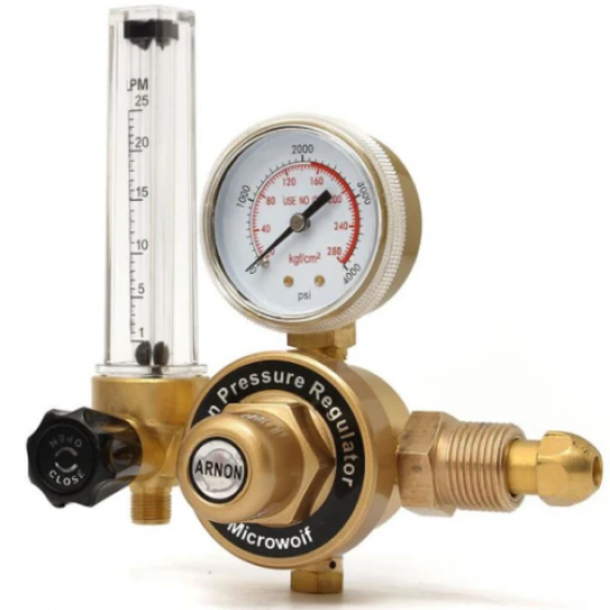 Brass Argon Flowmeter Regulator